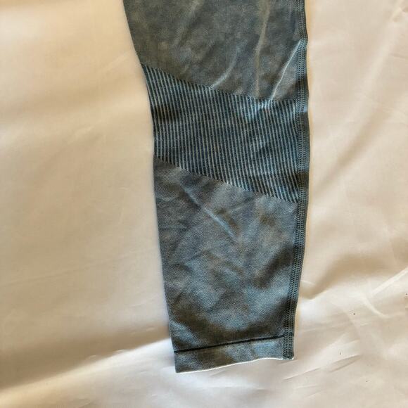 Victoria Secret Pink Seamless Green Marble Leggings NEW Workout Tights US Small - Picture 5 of 10